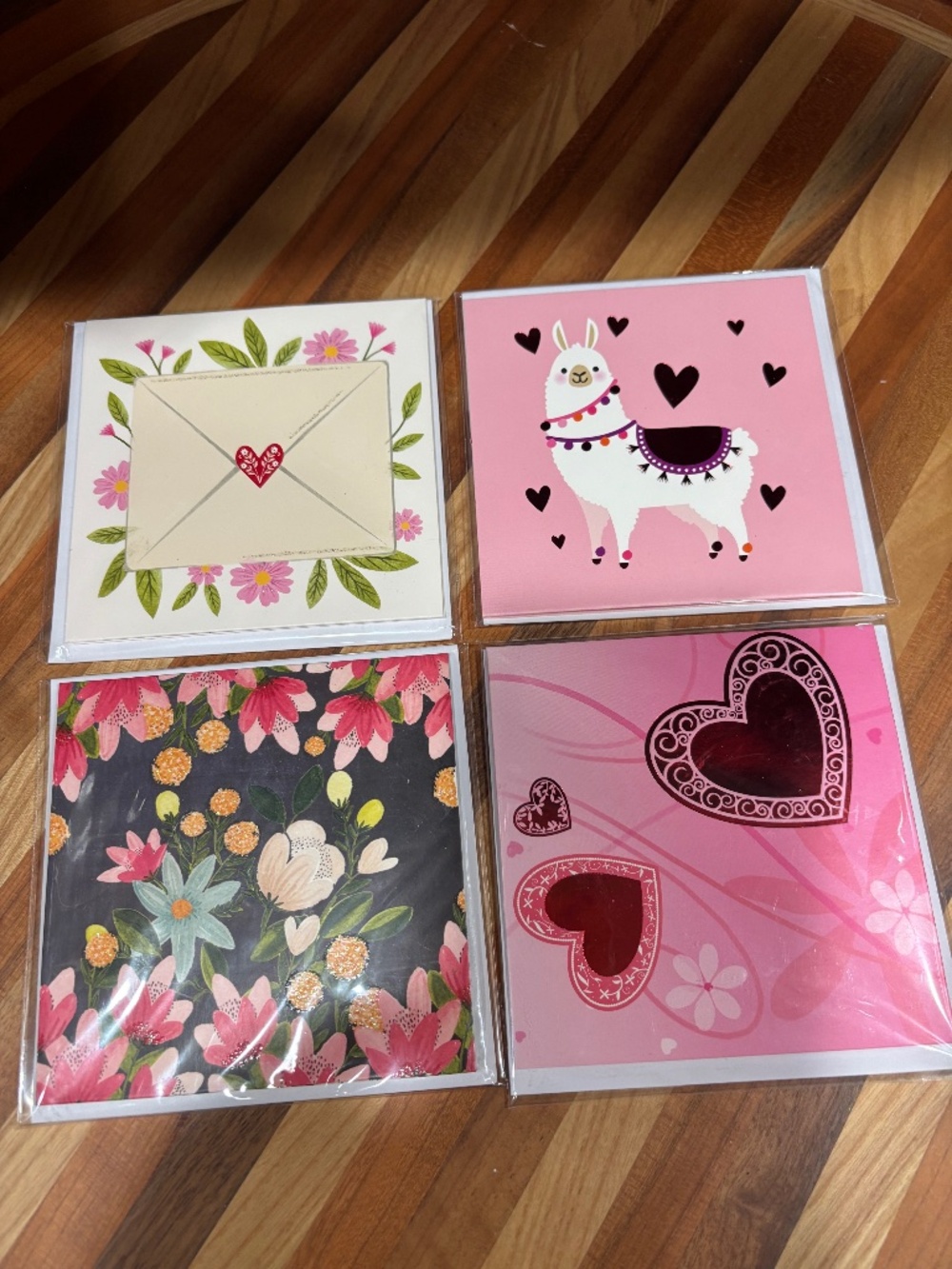 Valentines Day 4 Pack Card Bundle